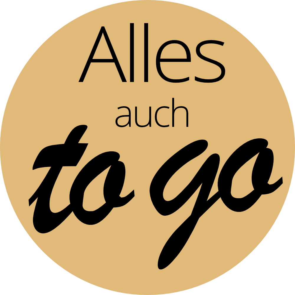 Alles auch to go.